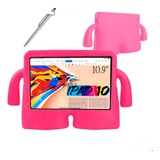 Melhor Capa Para iPad 10ª Geração Ano 2022 + Caneta Cor Rosa