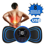 Melhor Massageador Portátil Recarregável: Alívio Para Dor No Cor Aparelho De Massagem Fisioterapia 110v/220v