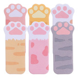 Memo Pad Cat's Paw Notes, 6 Conjuntos