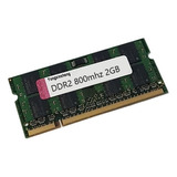 Memória Ddr2 2gb 800mhz Pc2-6400 Chip 1.8v P/ Notebook Nova