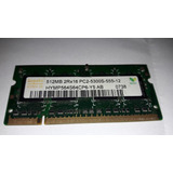 Memória Ddr2-667 512mb 2rx16 Pc2 Para Notebook Hynix