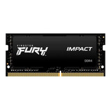 Memória Kingston 8gb 3200mh 1 Fury Impact Ddr4 Color Preto