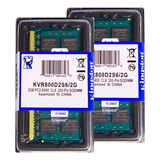 Memória Kingston Ddr2 2gb 800 Mhz Notebook Kit C/100 Unid