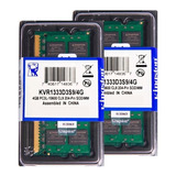 Memória Kingston Ddr3 4gb 1333 Mhz Notebook Kit C/ 02 Unid