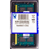 Memória Kingston Ddr3 8gb 1333 Mhz Notebook 16 Chips 1.5v