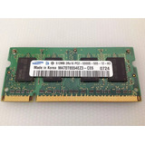 Memória Note 512mb Ddr2 Samsung M470t6554ez3