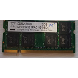 Memória Original Ddr2 Notebook 2gb 667s