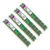 Memória Pc Kingston 4x 2gb = 8gb Ddr2 800mhz Pc2 6400 Kvr800