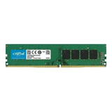 Memória Ram Color Verde Ddr4 4gb