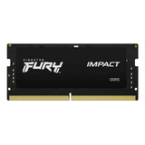 Memória Ram Fury Impact Color Preto 8gb 1x8gb Kingston Kf548s38ib-8