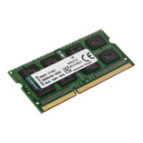 Memória Ram Kingston 8gb Ddr3 L 1600mhz Sodimm Para Notebook