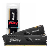 Memória Ram Kingston Fury Beast 16gb 3200mhz Ddr4 Gamer