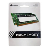 Memória Sodimm Notebook 8gb Ddr3 1333 Mac Corsair C/ Nf 