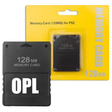 Memory Card 128mb Com Opl Ps2,