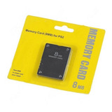Memory Card 8mb Cartão Memória Salvar Jogos Playstaion 2 Ps2