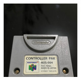 Memory Card Controller Pak Original Nintendo 64 N64 256kb