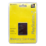 Memory Card Ps2 8mb 100% Original Novo Lacrado Sony Raridade