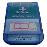 Memory Card Raro Play 2 Playstation 2 8mb Original Azul