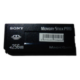 Memory Stick Pro 256mb Msx-256s Cartão De Memória Original