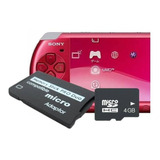 Memory Stick Pro Duo Adaptador + Cartão 4gb / Psp Sony