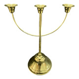 Menorah 3 Velas Candelabro Judaico -