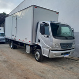 Mercedes Benz Accelo 815 2013 Com Baú De 6,20 Mts Bom Estado