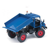 Mercedes Benz Unimog 406 Azul Schuco Miniatura 1/18