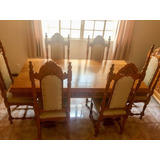 Mesa, Cadeiras, Aparador E Cristaleira - Madeiracerejereira