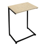 Mesa Apoio Notebook Lateral Cama Sofá Estudos Trama De Palha