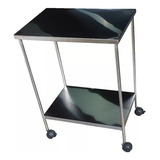 Mesa Auxiliar 60x40x78 Totalmente Em Aço Inox