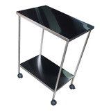 Mesa Auxiliar Em Aço Inox Aisi 304, 50x40x80 (cxlxa)