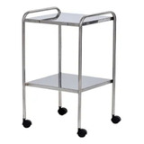Mesa Auxiliar Em Inox 40 X 40 X 80