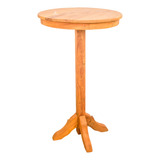 Mesa Bistrô 60 Cm De Diâmetro Madeira Demolição Peroba Rosa