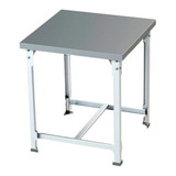 Mesa Central 600x600 Estrutura Epoxi C/ Tampo Inox P.p.h