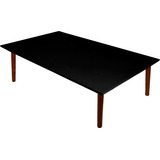 Mesa Centro Retangular 90x54cm Pé Palito 30cm Chapa Reta Cbc