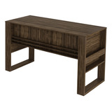 Mesa Com Aplique Escritório Home Office Me4146 Mdp Nogal