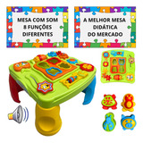 Mesa Criativa Didática Bebê Infantil Interativa