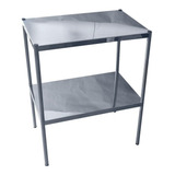 Mesa De Apoio Auxiliar Sem Rodas Inox 40x60x80