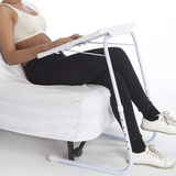 Mesa De Apoio Lateral Encaixe Sofá Cama Madeira Aço