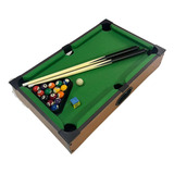 Mesa De Bilhar Mini Sinuca Pequena - Infantil De Madeira