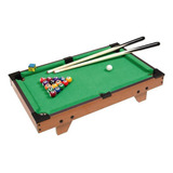 Mesa De Bilhar Mini Sinuca Pequena Infantil De Madeira 70cm