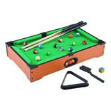 Mesa De Bilhar Mini Sinuca Pequena Infantil Em Madeira