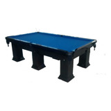Mesa De Bilhar Sinuca Snooker 2.44 X 1.44 Mts Cor Do Tecido Azul