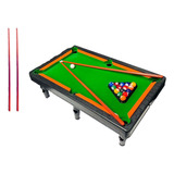 Mesa De Biliar Sinuca Infantil + 2 Tacos + Triangulo Premium