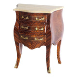 Mesa De Cabeceira Madeira De Faia Maciça Radica Francesa