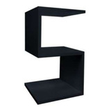 Mesa De Cabeceira S Preto Quarto Sala Decoração Mdf