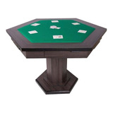 Mesa De Carteado Sextavada Com 2 Gavetas Procópio