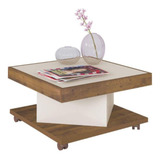 Mesa De Centro Artely Saara Mdp 33x63x63cm