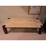 Mesa De Centro Em Mármore (design) - Anos 70