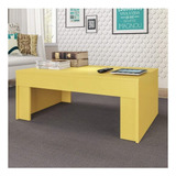 Mesa De Centro Pradda Atualle Móveis Amarelo Ciwt